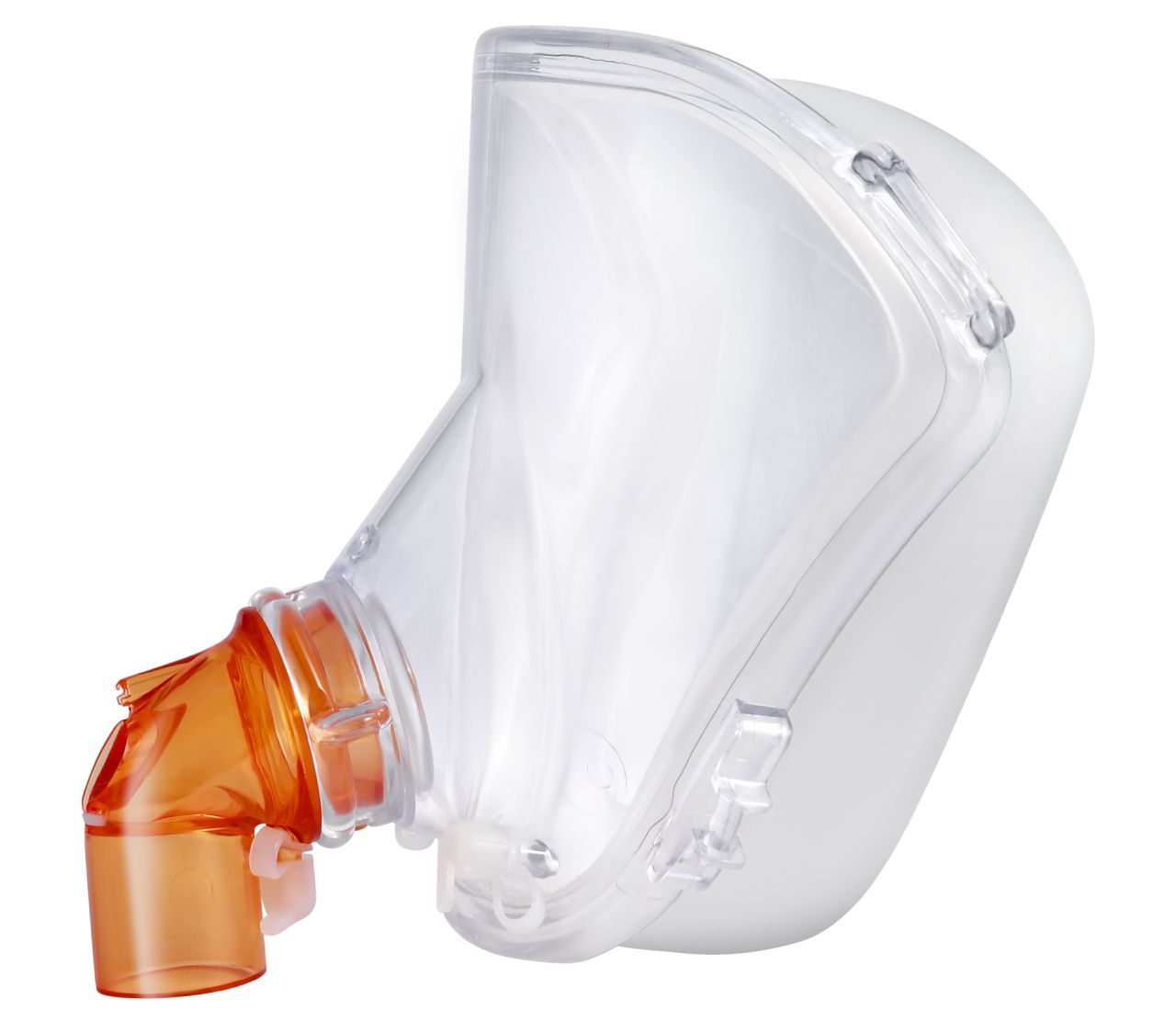 Маска BiTrac Select MaxShield для неинвазивной вентиляци вентилируемая со сменным отводом с клапаном анти-асфиксии (AAV) и портом утечки взрослая размер Adult Small, 22F