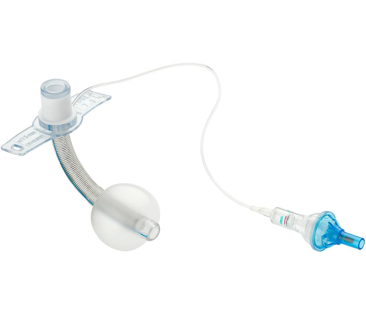 Трахеостомическая трубка армированная с индикатором давления AccuCuff