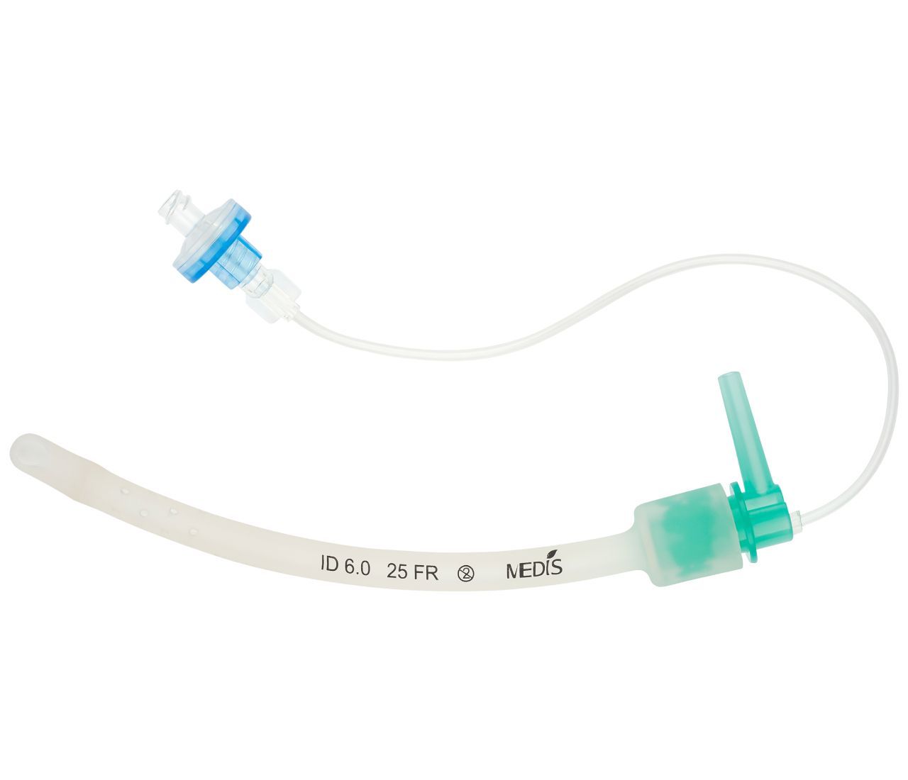 Воздуховод назофарингеальный с портом O2, индикатором вдоха и фильтром