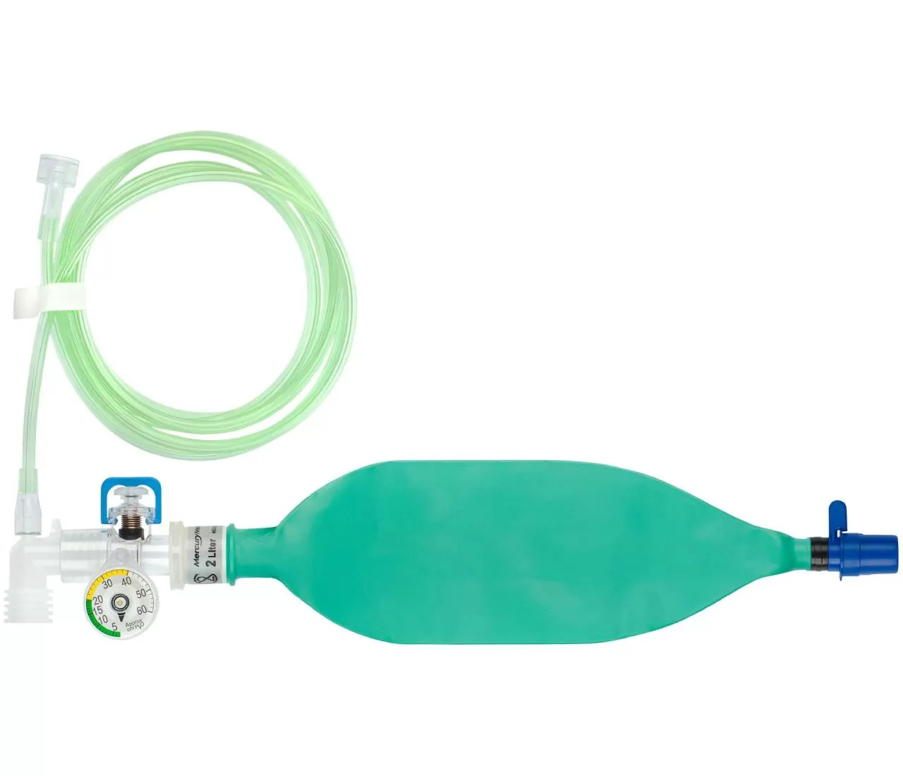 Контур дыхательный Mapleson тип С, с мешком 2 л с выпускным клапаном, c клапаном сброса и манометром