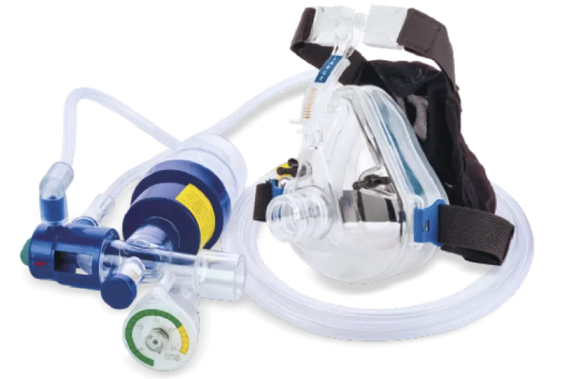 Система CPAP неинвазивной вентиляции с небулайзером